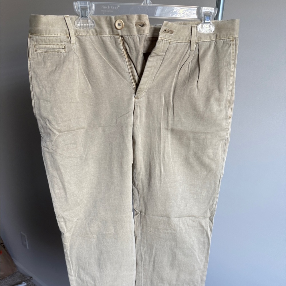 Mango Tan Chinos Classic Cotton Twill